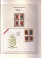 Lotto 4pz/2 (SFUSI+FDC) AUSTRIA "976-1976--1000 ANNI NASCITA DELL'AUSTRIA "pg29 - Collections