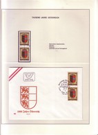 Lotto COPPIA/e (SFUSI+FDC) AUSTRIA "976-1976-1000 ANNI NASCITA DELL'AUSTRIA"pg35 - Colecciones