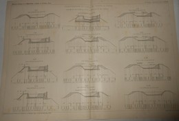 Plan De La Transformation Du Canal De Roanne à Digoin. 1904 - Public Works