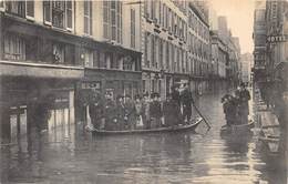 75-PARIS-INONDATIONS- RUE JACOB ET ANGLE DE LA RUE BONAPARTE - Paris Flood, 1910