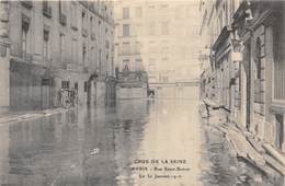 75-PARIS-INONDATIONS- RUE SAINT-BENOIT - La Crecida Del Sena De 1910