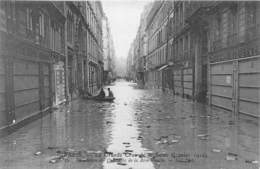 75-PARIS-INONDATIONS- QUARTIER DE LA RIVE GAUCHE - La Crecida Del Sena De 1910