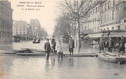 75-PARIS-INONDATIONS- BLD DIDEROT - Überschwemmung 1910