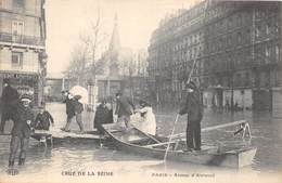 75-PARIS-INONDATIONS- AVENUE D'AUMESNIL - De Overstroming Van 1910