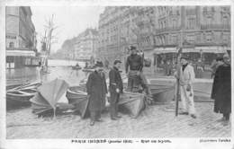 75-PARIS-INONDATIONS- RUE DE LYON - Paris Flood, 1910