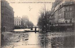 75-PARIS-INONDATIONS- BLD DIDEROT - La Crecida Del Sena De 1910