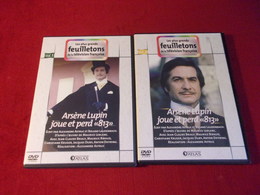 LES PLUS GRANDS FEUILLETONS DE LA TELEVISION FRANCAISE  °  ARSENE LUPIN JOUE ET PERD 813   2 DVD - TV-Serien