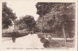 OSNY Entrée Du Château Route Venant De La Groue - Osny