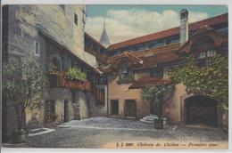 Chateau De Chillon - Premiere Cour - Litho Jullien Freres - Premier
