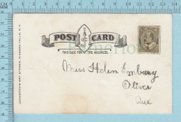 CPA Voyagé 1907 -Longfellow's House, Cambridge, Massachusetts - Timbre CND 20¢ #94 - Cartas & Documentos