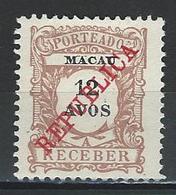 Macao Mi P29 (*) Issued Without Gum - Impuestos