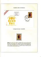 Lotto SINGOLO (SFUSO+FDC) AUSTRIA "976-1976-1000 ANNI NASCITA DELL'AUSTRIA "pg55 - Colecciones