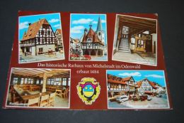 Die Historische Rathaus Von Michelstadt In Odenwald Erbaut 1484 / Gelaufen - Michelstadt