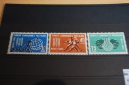 Türkei 1963 , Kampf Gegen Den Hunger / Mi.1858 - 60 ** Postfrisch - MNH - Contre La Faim