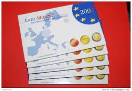 Deutschland Original KMS 2003 In PP Komplett 5 Prägestätten (A,D,F,G,J) - Mint Sets & Proof Sets
