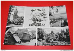 Gruß Aus Dem Silbernen Erzgebirge  Gelaufen  1967 - Oberwiesenthal