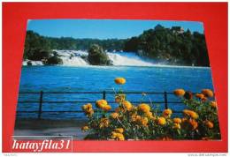 Schweiz, Switzerland Rheinfall Mit Schloss Laufen Gelaufen  1977 - Laufen-Uhwiesen 