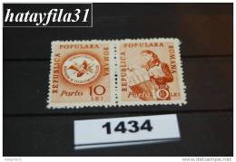 Rumänien 1950 Dienstmarken - Mi. 96 Y ** - Postfrisch - Vrijstelling Van Portkosten