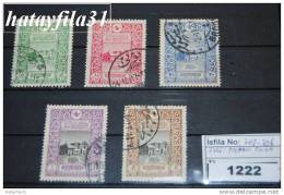 TÜRKEI 1916 , 50 Jahre Postamt In Konstantinopel - Mi. 353 - 357  Gestempelt - Used Stamps