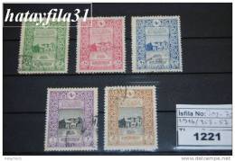 TÜRKEI 1916 , 50 Jahre Postamt In Konstantinopel - Mi. 353 - 357  Gestempelt - Used Stamps