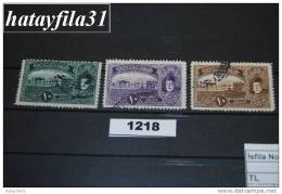 TÜRKEI 1916 , Freimarken : Dolmabahce Palast - Mi.477 - 479  Gestempelt - Used Stamps