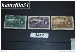 TÜRKEI 1916 , Freimarken : Dolmabahce Palast - Mi.477 - 479  Gestempelt - Used Stamps