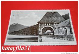 Am Edersee Durchblick Von Der Sperrmauer Auf Der Edersee - Terrassen Und Schloß Waldeck  Gelaufen 1939 - Edersee (Waldeck)