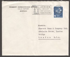 1948  Lettre Pour L'Allemagne Fleur Alpine  Paradisie  Zum 128 - Storia Postale