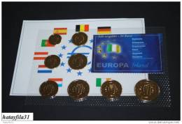 Irland - Echt Vergoldeter (24 Karat) Euro - Kursmünzensatz - Ierland