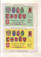E+Lotto 2 MAXIMUM/2 AUSTRIA "976-1976 -- 1000 ANNI NASCITA DELL'AUSTRIA ".pg62 - Collections