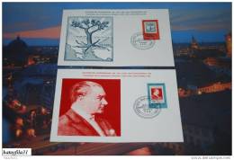 Türkei 1981 /Mi. 2574 - 2575 MK. /  BALKANFILA VIII. -  100. Geburtstag Von Atatürk / ( T- 55 ) - Tarjetas – Máxima