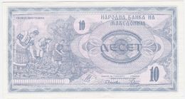 Macedonia P 1 - 10 Denar 1992 - UNC - Noord-Macedonië