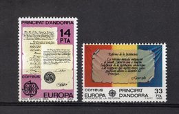 ANDORRA Spagnola :   Europa-CEPT 1982 -  2 Val. MNH**  12.05.1982 - 1982