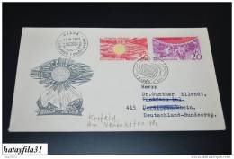 Tschechoslowakei FDC Gelaufen 1965 Mi. 1515+1516   ( T - 63 ) - FDC