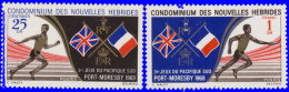 Nouvelles-Hébrides 1969 ~ YT 282 à 283** - Jeux Pacifique-Sud - Ongebruikt