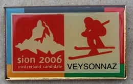 JEUX OLYMPIQUES - SION 2006 - SWITZERLAND CANDITATE - SKI ALPIN - VEYSONNAZ - VALAIS - SUISSE - CERVIN  -       (20) - Jeux Olympiques