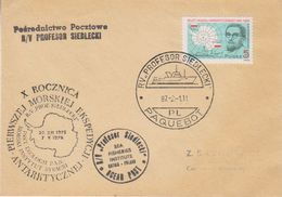 Poland 1987 Cover Ca Paquebot Profesor Siedlecki" (39422) - Polar Ships & Icebreakers