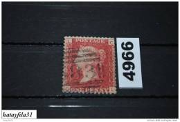 Großbritannien 1858 - Mi. 16 / L - C /  -  Gest. - Used - Used Stamps