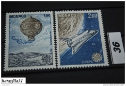 Monaco   1983  CEPT    Mi.  1579 - 1580   ** Postfrisch - 1983