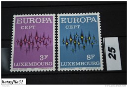 Luxemburg   1972  CEPT    Mi.  846  -  847   ** Postfrisch - 1972