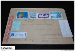 Yugoslawien  1976  /  Luftpostbrief  Einschreiben  Nach Deutschland      ( T -  77 ) - Airmail