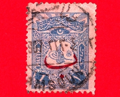 TURCHIA - Usato - Impero Ottomano - 1906 - Tughra Of Abdulhamid II - External Post Stamp - 1 - Oblitérés