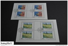 Tschechische Republik   1993   Mi.  26 - 27 ** Postfrisch   Klb.  Satz  ( Box 3 ) - Blocks & Sheetlets
