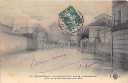 75-PARIS-INONDATIONS- PARIS-VENISE- RUE DE LA CROIX -NIVERT PRISE DE LA RUE LECOURBE - Alluvioni Del 1910