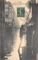 75-PARIS-INONDATIONS- LA RUE DE SEINE - Überschwemmung 1910
