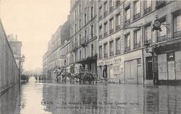 75-PARIS-INONDATIONS- LA RUE DE SURCOUF - Überschwemmung 1910