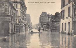 75-PARIS-INONDATIONS- RUE DE BERCY - La Crecida Del Sena De 1910