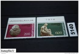 Jugoslawien  1974  Mi. 1557 - 1558  ** Postfrisch  CEPT - 1974