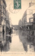 75-PARIS-INONDATIONS- RUE DE LOURMEL - Überschwemmung 1910