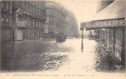 75-PARIS-INONDATIONS- LA RUE DE LA PEPINIERE - Inondations De 1910